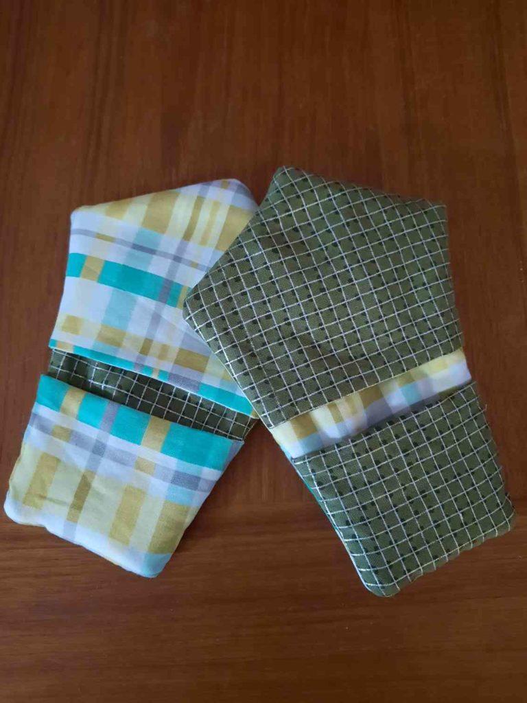 Fingers/Thumb pot holders Crafty Gramma